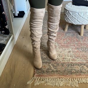 Over the Knee Tan Women’s Boots Size 8.5